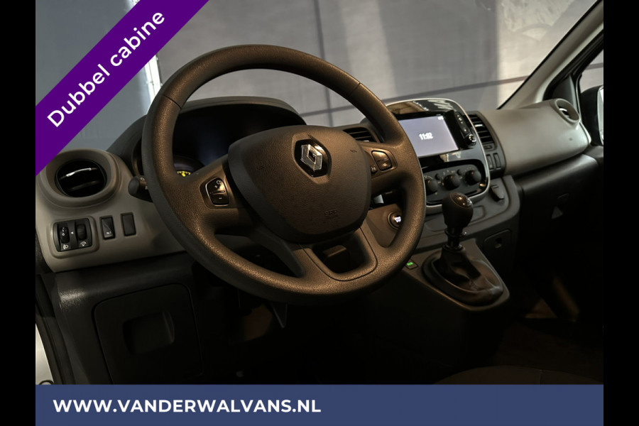 Renault Trafic 1.6dCi MARGE AUTO, GEEN BTW L2H1 Dubbele cabine Euro6 Airco | Navigatie Cruisecontrol, parkeersensoren, Bluetooth telefoonvoorbereiding, 5-zits