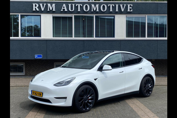 Tesla Model Y Performance 75 kWh | ORG. NL. NAP KM. | TREKHAAK | ELEK. KOFFER | PANO