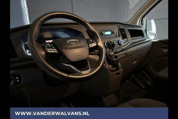 Ford Transit Custom 2.0 TDCI L1H1 Euro6 Airco | 2500kg trekvermogen | Parkeersensoren | LED CruiseControl, Bijrijdersbank, achterklep