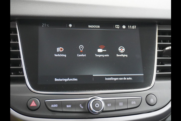 Opel Crossland T 111pk 360-Camera Navi-Pro-Connected Apple Carplay Android Infotainment r5.0 PDC-a+v Lane-Assist Bord-herkenning LED CruiseCont DAB Herkennings-sensor Bi-spiegel aut dimm Volledig Dealer Onderhouden Orig.NLse auto ! 1e eigenaar EURO6d 205Nm /1500 rpm 6-bak  27.500 nieuw!
