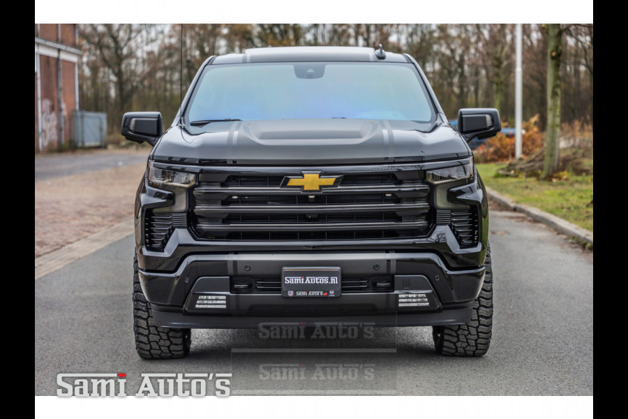 Chevrolet Silverado HIGH COUNTRY | PRIJS MET LPG EN DEKSEL VIRTUAL COCKPIT | BOM VOL | GMC DENALI | 6.2 V8 4X4 | GRIJSKENTEKEN | DUBBELE CABINE | PICK UP | DC | 5 PERSOONS | Voorraad Nr 2063 - 1568 |