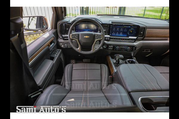 Chevrolet Silverado HIGH COUNTRY | PRIJS MET LPG EN DEKSEL VIRTUAL COCKPIT | BOM VOL | GMC DENALI | 6.2 V8 4X4 | GRIJSKENTEKEN | DUBBELE CABINE | PICK UP | DC | 5 PERSOONS | Voorraad Nr 2063 - 1568 |