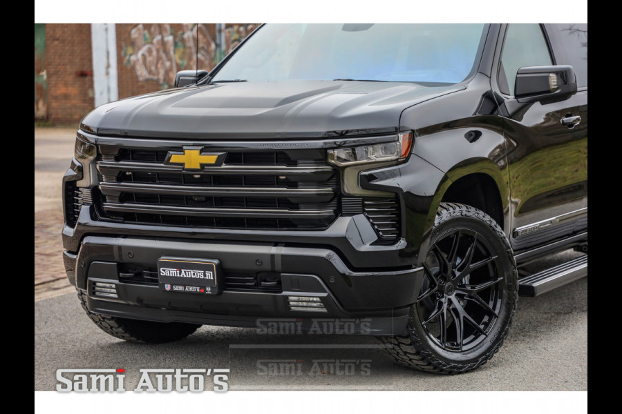 Chevrolet Silverado HIGH COUNTRY | PRIJS MET LPG EN DEKSEL VIRTUAL COCKPIT | BOM VOL | GMC DENALI | 6.2 V8 4X4 | GRIJSKENTEKEN | DUBBELE CABINE | PICK UP | DC | 5 PERSOONS | Voorraad Nr 2063 - 1568 |