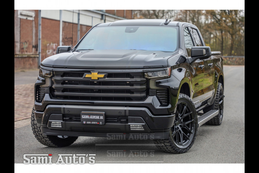 Chevrolet Silverado HIGH COUNTRY | PRIJS MET LPG EN DEKSEL VIRTUAL COCKPIT | BOM VOL | GMC DENALI | 6.2 V8 4X4 | GRIJSKENTEKEN | DUBBELE CABINE | PICK UP | DC | 5 PERSOONS | Voorraad Nr 2063 - 1568 |