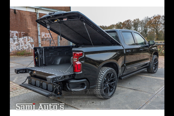 Chevrolet Silverado HIGH COUNTRY | PRIJS MET LPG EN DEKSEL VIRTUAL COCKPIT | BOM VOL | GMC DENALI | 6.2 V8 4X4 | GRIJSKENTEKEN | DUBBELE CABINE | PICK UP | DC | 5 PERSOONS | Voorraad Nr 2063 - 1568 |