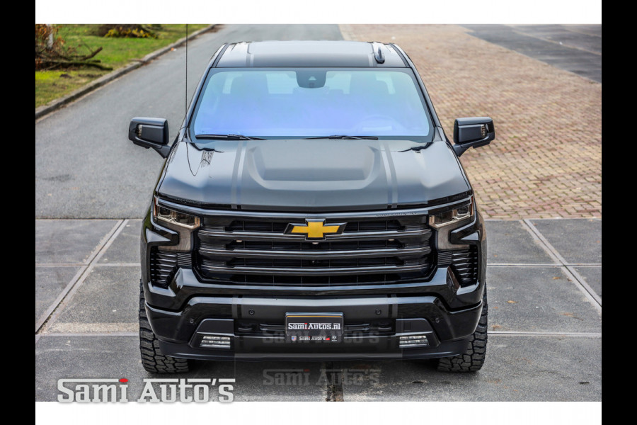 Chevrolet Silverado HIGH COUNTRY | PRIJS MET LPG EN DEKSEL VIRTUAL COCKPIT | BOM VOL | GMC DENALI | 6.2 V8 4X4 | GRIJSKENTEKEN | DUBBELE CABINE | PICK UP | DC | 5 PERSOONS | Voorraad Nr 2063 - 1568 |