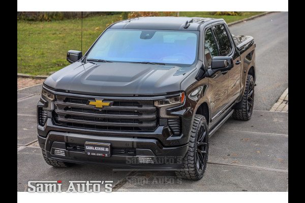 Chevrolet Silverado HIGH COUNTRY | PRIJS MET LPG EN DEKSEL VIRTUAL COCKPIT | BOM VOL | GMC DENALI | 6.2 V8 4X4 | GRIJSKENTEKEN | DUBBELE CABINE | PICK UP | DC | 5 PERSOONS | Voorraad Nr 2063 - 1568 |