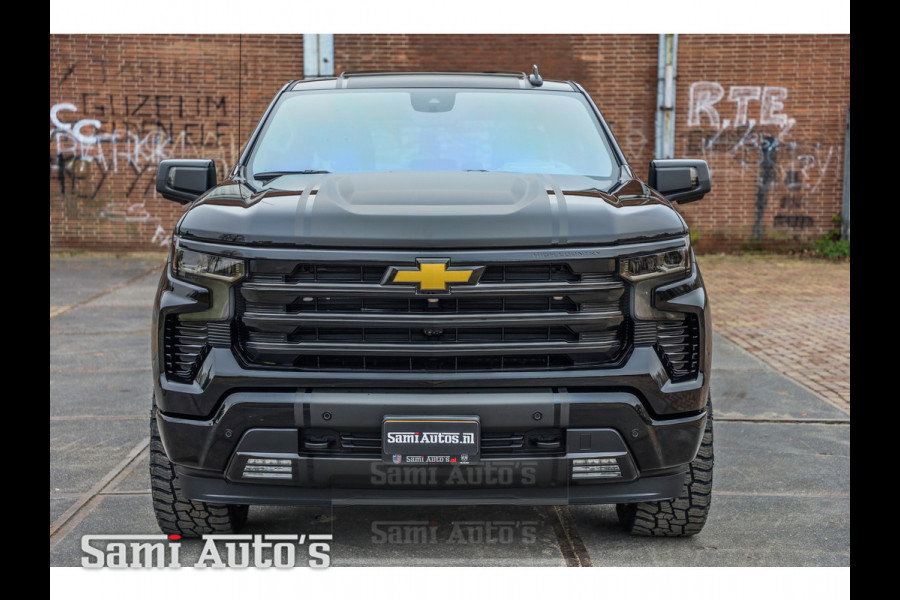 Chevrolet Silverado HIGH COUNTRY | PRIJS MET LPG EN DEKSEL VIRTUAL COCKPIT | BOM VOL | GMC DENALI | 6.2 V8 4X4 | GRIJSKENTEKEN | DUBBELE CABINE | PICK UP | DC | 5 PERSOONS | Voorraad Nr 2063 - 1568 |