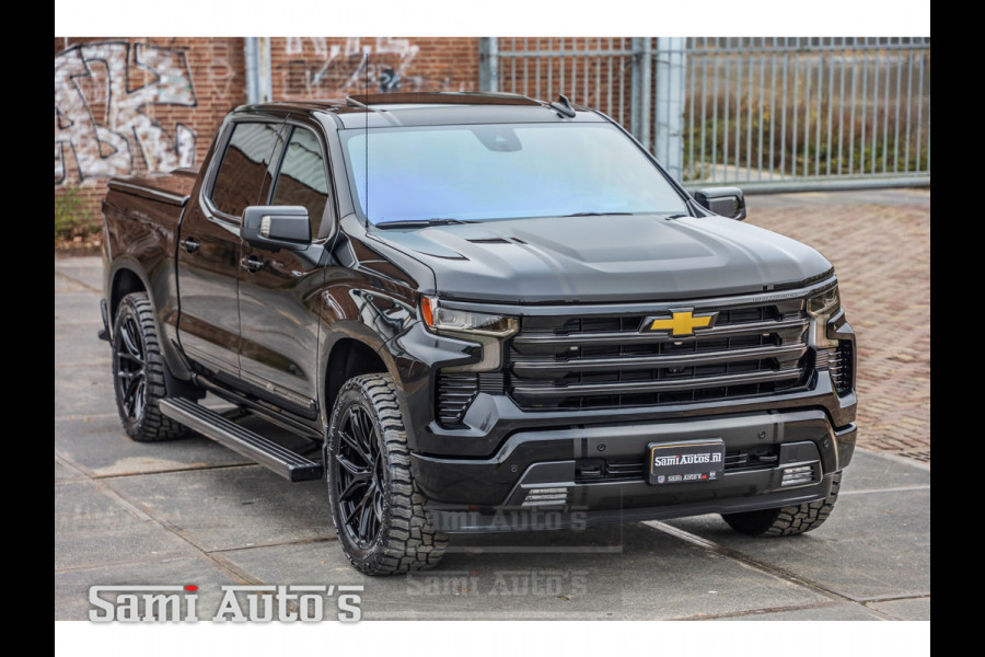 Chevrolet Silverado HIGH COUNTRY | PRIJS MET LPG EN DEKSEL VIRTUAL COCKPIT | BOM VOL | GMC DENALI | 6.2 V8 4X4 | GRIJSKENTEKEN | DUBBELE CABINE | PICK UP | DC | 5 PERSOONS | Voorraad Nr 2063 - 1568 |