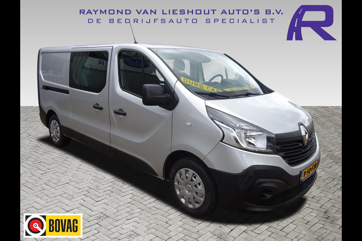Renault Trafic 1.6 dCi T29 EU6 L2H1 DUBBELE CABINE MARGE AUTO AIRCO CRUISE NAV