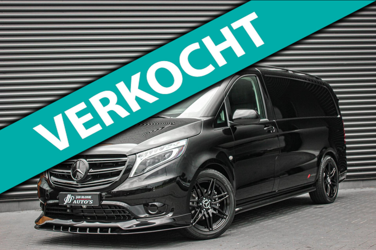 Mercedes-Benz Vito CDI LANG BLACK EDITION AMG- EDITION / AUTOMAAT / DIRECT RIJDEN / FULL OPTIONS / PDC / VERLAAGD / UNIEK / XEONON