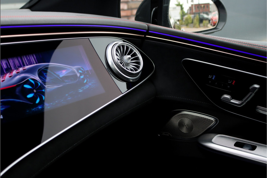Mercedes-Benz EQE AMG 53 4-MATIC+ Premium+ 91 kWh | Hyperscreen | Airmatic | Achterasbesturing | Distronic+ | Memory | Massage | Stoelverwarming-/ventilatie | Leder | Panoramadak | Surround Camera | HUD | Digital Light |