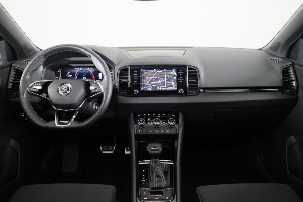 Škoda Karoq 1.5 TSI ACT Sportline Business 150 pk Automaat (DSG) | Verlengde garantie | Navigatie | Panoramadak | Parkeersensoren | Achteruitrijcamera |