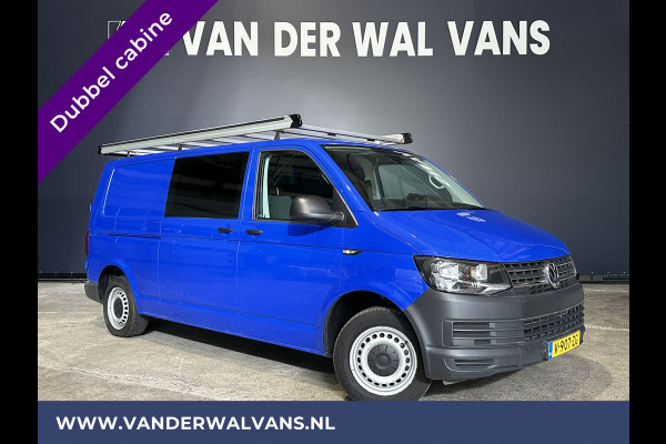 Volkswagen Transporter 2.0 TDI 150pk L2H1 Dubbele Cabine Euro6 Airco | Navigatie | Camera | 2500kg Trekhaak Apple Carplay, Android Auto, Cruisecontrol, Parkeersensoren, 5-zits