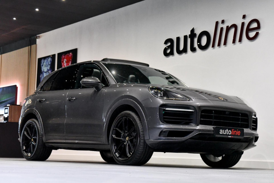 Porsche Cayenne 3.0 Sport Design, Chrono, Pano, 18-weg, 360, Leder, 22'', Sfeer, Trekhaak!