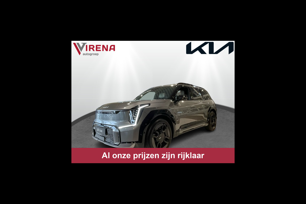 Kia EV9 Launch Edition GT-Line AWD 99.8 kWh - Schuif/Kanteldak - Adaptief Cruise Control - Climate Control - Lichtmetalen Velgen 21'' - Fabrieksgarantie Tot 2031