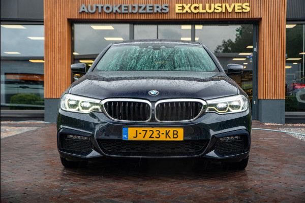 BMW 5 Serie 520d xDrive High Executive M Pakket Schuifdak HUD 360° camera 20"LM Zonneschermen