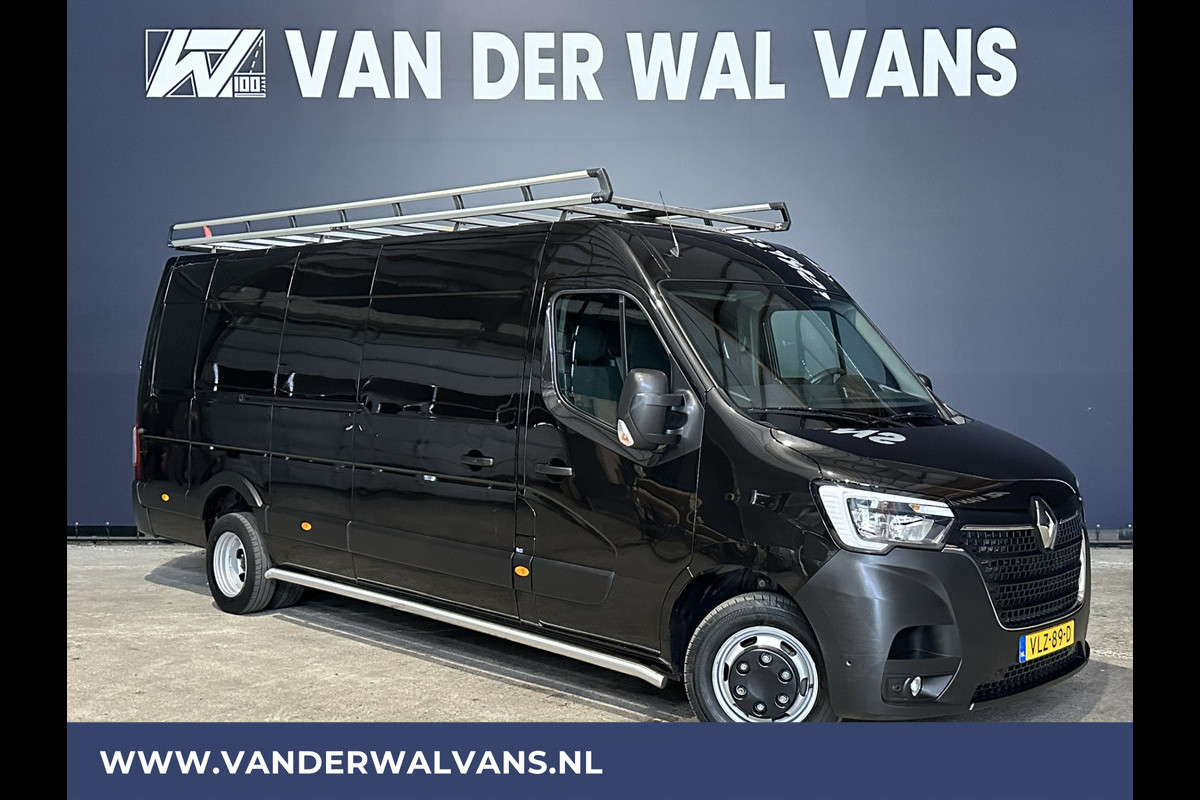 Renault Master 2.3 dCi 146pk L4H2 Dubbel Lucht Euro6 Airco | 3000kg Trekhaak | Imperiaal Navigatie, Camera, LED, Sidebars, Cruisecontrol, Parkeersensoren, Bijrijdersbank