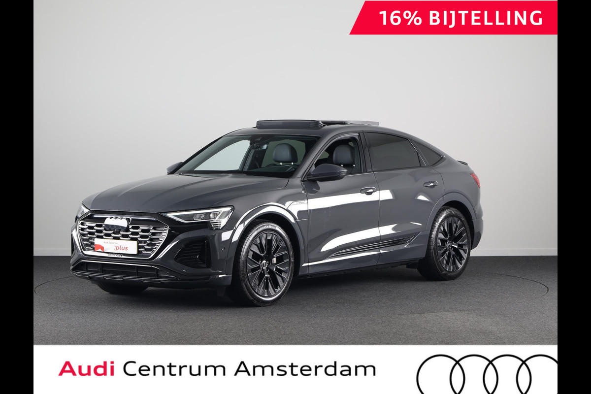 Audi Q8 Sportback e-tron 55 quattro S Edition Competition 115 kWh 408pk | Panoramadak | 21 inch Lichtmetalen velgen | Stoelverwarming |