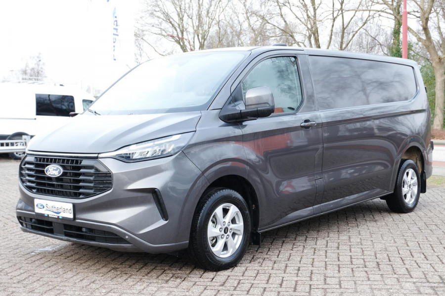 Ford Transit Custom 300 2.0 TDCI L2H1 Limited | 170pk Automaat | Adaptive cruise control | SCI Navigatie | Dodehoeksensoren | Trekhaak | Reservewiel | 70L brandstoftank | Omvormer | Dual-zone automatische airconditioning