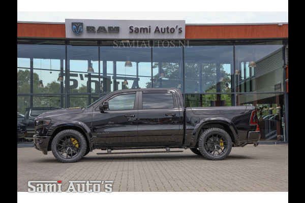 Dodge Ram 1500 LIMITED NIGHT | LPG | COVER| RAMBOX | MWK | VIRUAL | HUD ADG | SER LUCHTVERING | MEEST VOLLE UITVOERING | 5.7 V8 HEMI 402PK | CREW CAB | DUBBELE CABINE | DC | 5 PERSOONS | GRIJSKENTEKEN BEDRIJFS AUTO | VOORRAAD NUMMER 2168 - 6413 | TOP DEAL !! MEEST LUXE SPORT UITVOERING !