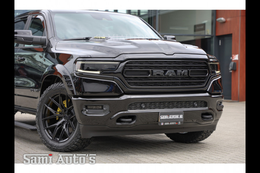 Dodge Ram 1500 LIMITED NIGHT | LPG | COVER| RAMBOX | MWK | VIRUAL | HUD ADG | SER LUCHTVERING | MEEST VOLLE UITVOERING | 5.7 V8 HEMI 402PK | CREW CAB | DUBBELE CABINE | DC | 5 PERSOONS | GRIJSKENTEKEN BEDRIJFS AUTO | VOORRAAD NUMMER 2168 - 6413 | TOP DEAL !! MEEST LUXE SPORT UITVOERING !