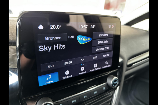 Ford Fiesta 1.0 EcoBoost 125pk MHEV Titanium Navigatie | Apple Carplay/Android Auto | Trekhaak | Full LED koplampen | Parkeersensor achter | Cruise Control | Stoel-en stuurverwarming | Voorruit verwarming | Climate Control
