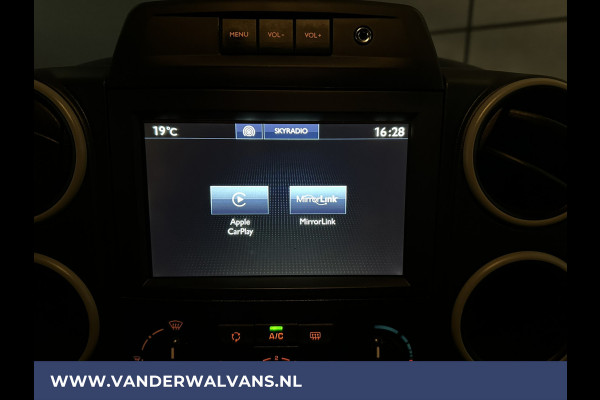 Peugeot Partner 1.6 BlueHDi 100pk L1H1 Euro6 Airco | 1250kg Trekhaak | Apple Carplay | Cruisecontrol Verwarmde voorruit, Zijdeur