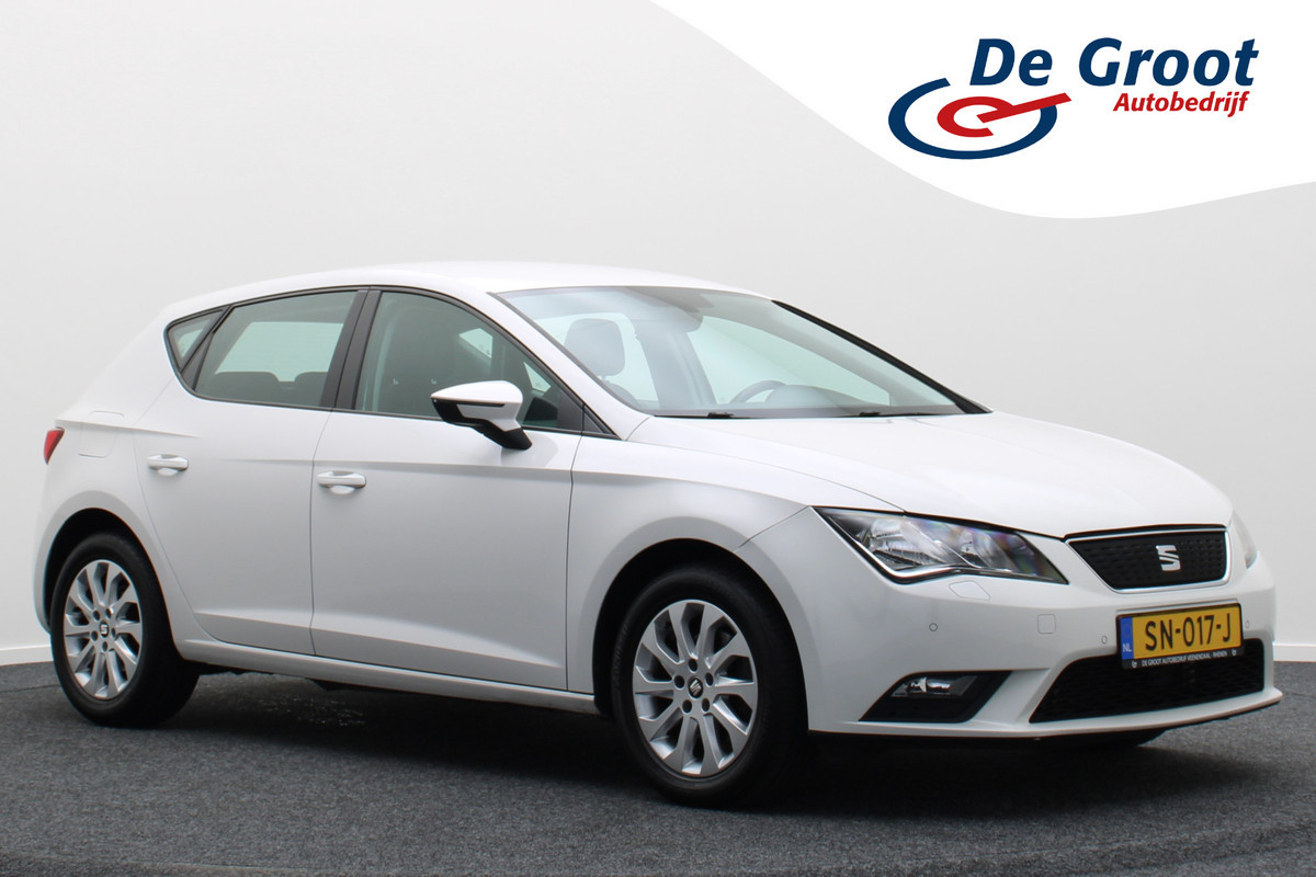 Seat Leon 1.6 TDI Style Climate, Cruise, Navigatie, Stoelverw., Front Assist, PDC, Start/Stop