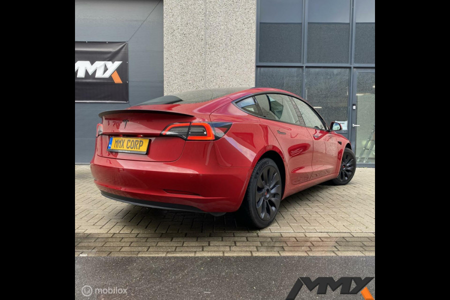 Tesla Model 3 SR+ Rood MiC 60kwh SUBSIDIE MMX Pack RYZEN