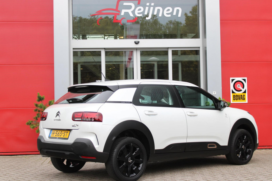 Citroën C4 Cactus 1.2 110PK ORIGINS | NAVIGATIE 10" TOUCHSCREEN | ACHTERUITRIJ CAMERA | APPLE CARPLAY/ANDROID AUTO | PARKEERSENSOREN ACHTER | CRUISE CONTROL | DAB+ RADIO | KEYLESS ENTRY/START | CLIMATE CONTROL | REGEN/LICHT SENSOR | 17" LICHTMETALEN VELGEN ZWART|