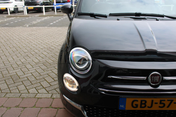 Fiat 500 1.0 70PK Hybrid DOLCEVITA | PANORAMA DAK | LEDEREN BEKLEDING | NAVIGATIE | APPLE CARPLAY/ANDROID AUTO | PARKEERSENSOREN ACHTER | LICHTMETALEN VELGEN | CRUISE CONTROL | DAB+ RADIO |