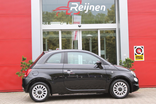 Fiat 500 1.0 70PK Hybrid DOLCEVITA | PANORAMA DAK | LEDEREN BEKLEDING | NAVIGATIE | APPLE CARPLAY/ANDROID AUTO | PARKEERSENSOREN ACHTER | LICHTMETALEN VELGEN | CRUISE CONTROL | DAB+ RADIO |