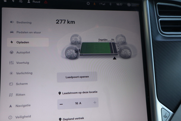 Tesla Model S 75 Base Gratis Supercharging! NL Auto! 1E Eig/ / NEXT GEN Stoelen/ Garantie Batterij T/M 02-02-2025/ Garantie Aandrijf unit 02-02-2025/ Camera/ Stoelverw/ Leder Bekled/  LED/ Cruise/