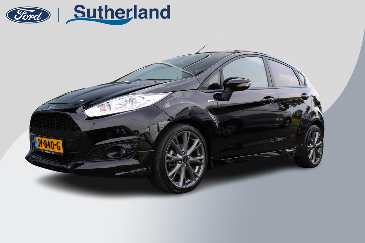 Ford Fiesta 1.0 EcoBoost ST Line | Unieke KM Stand! | Climate control | 17 inch | Park.sens. | Cruise | Grote achterspoiler