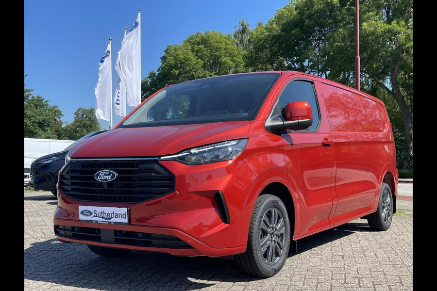 Ford Transit Custom 320 2.0 TDCI L2H1 Limited SCI | 136pk | 17 inch lichtmetalen velgen | Adaptive cruise control | Dodehoeksensoren | Verwarmbaar stuurwiel | Draadloos opladen | Stoel-bank