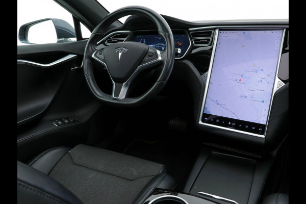 Tesla Model S 235 Kw Base [ 3-Fase ] (INCL-BTW) *PANO | AUTO-PILOT | KEYLESS | FULL-LED | 1/2-LEATHER | NAVI-FULLMAP | SURROUND-VIEW | APP-CONNECT | LANE-ASSIST | DIGI-COCKPIT | DAB | SPORT-SEATS | 19"ALU