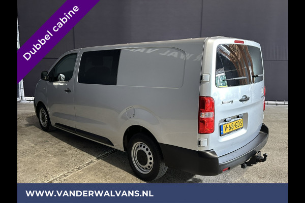 Citroën Jumpy 2.0 BlueHDI *MARGE, GEEN BTW* 122pk L3H1 XL Dubbel cabine Euro6 Airco | Navigatie cruisecontrol, parkeersensoren, 2500kg trekvermogen, apple car play, android