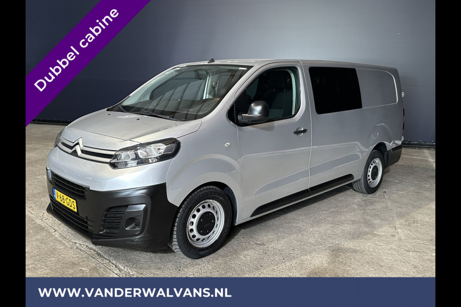 Citroën Jumpy 2.0 BlueHDI *MARGE, GEEN BTW* 122pk L3H1 XL Dubbel cabine Euro6 Airco | Navigatie cruisecontrol, parkeersensoren, 2500kg trekvermogen, apple car play, android