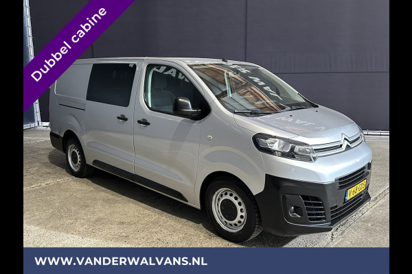 Citroën Jumpy 2.0 BlueHDI *MARGE, GEEN BTW* 122pk L3H1 XL Dubbel cabine Euro6 Airco | Navigatie cruisecontrol, parkeersensoren, 2500kg trekvermogen, apple car play, android