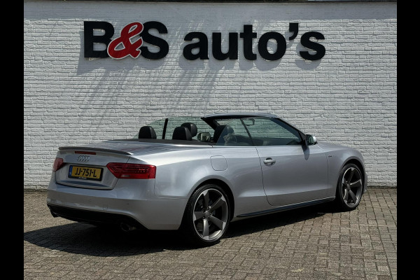 Audi A5 Cabriolet 1.8 TFSI Sport Competition S-line Topstaat! Elektrisch verwarmd + gekoeld Leder Trekhaak afneembaar