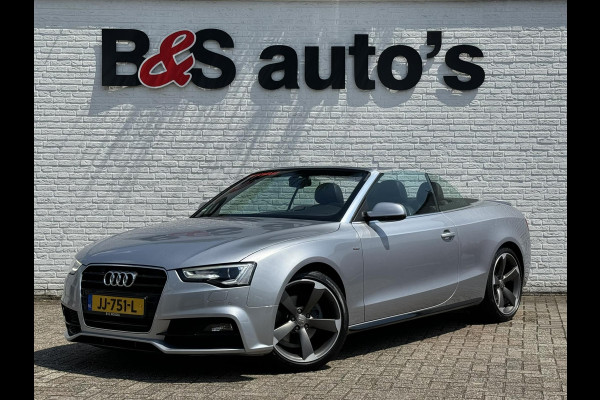 Audi A5 Cabriolet 1.8 TFSI Sport Competition S-line Topstaat! Elektrisch verwarmd + gekoeld Leder Trekhaak afneembaar