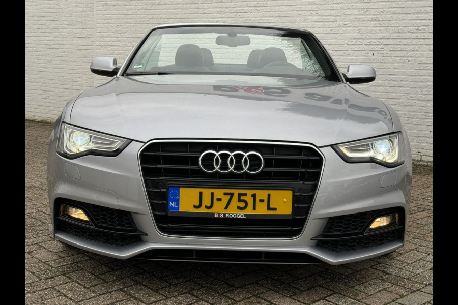 Audi A5 Cabriolet 1.8 TFSI Sport Competition S-line Topstaat! Elektrisch verwarmd + gekoeld Leder Trekhaak afneembaar