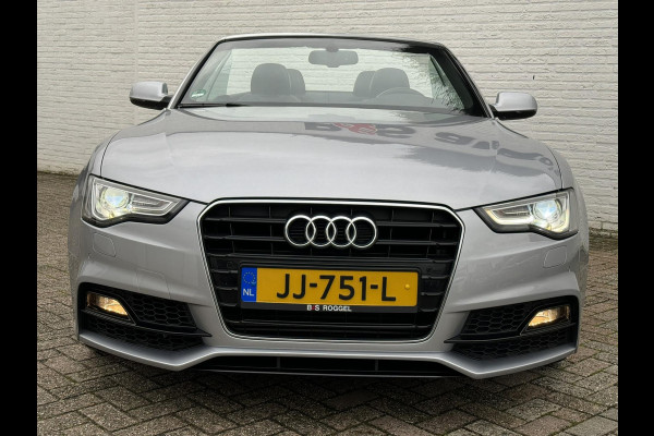 Audi A5 Cabriolet 1.8 TFSI Sport Competition S-line Topstaat! Elektrisch verwarmd + gekoeld Leder Trekhaak afneembaar