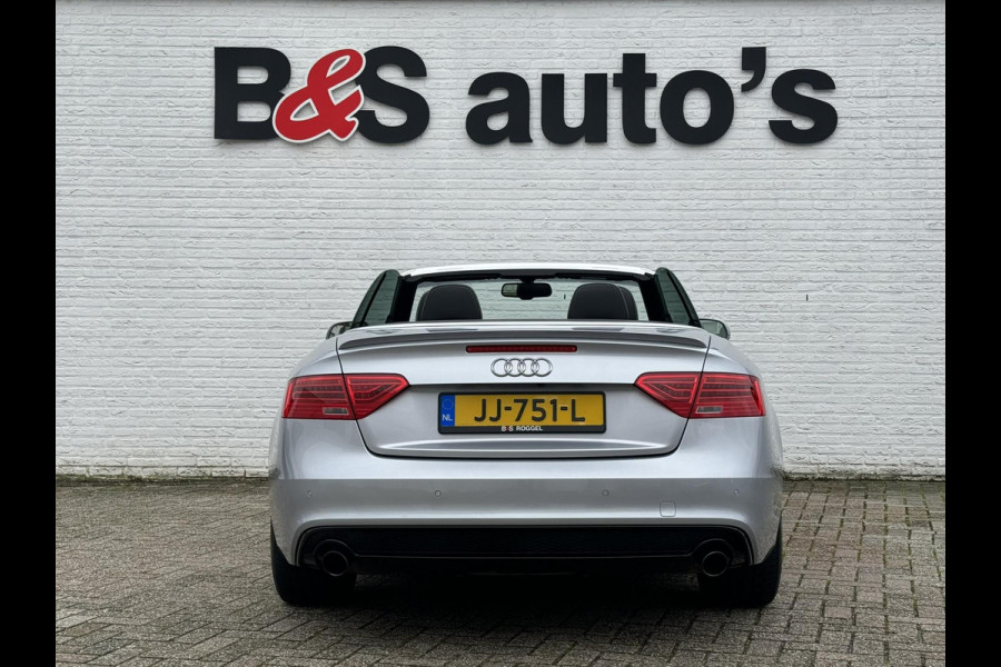 Audi A5 Cabriolet 1.8 TFSI Sport Competition S-line Topstaat! Elektrisch verwarmd + gekoeld Leder Trekhaak afneembaar