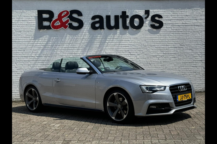 Audi A5 Cabriolet 1.8 TFSI Sport Competition S-line Topstaat! Elektrisch verwarmd + gekoeld Leder Trekhaak afneembaar