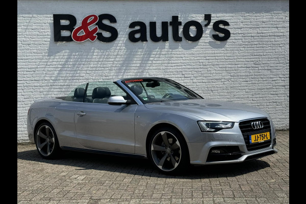 Audi A5 Cabriolet 1.8 TFSI Sport Competition S-line Topstaat! Elektrisch verwarmd + gekoeld Leder Trekhaak afneembaar