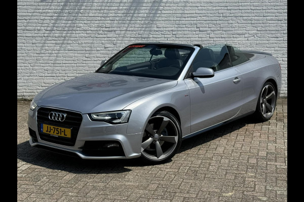 Audi A5 Cabriolet 1.8 TFSI Sport Competition S-line Topstaat! Elektrisch verwarmd + gekoeld Leder Trekhaak afneembaar