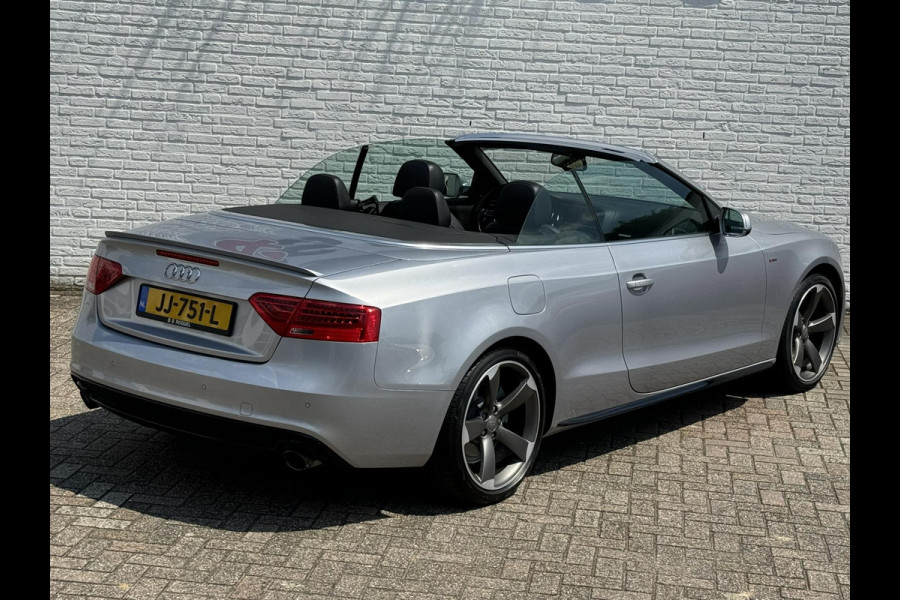 Audi A5 Cabriolet 1.8 TFSI Sport Competition S-line Topstaat! Elektrisch verwarmd + gekoeld Leder Trekhaak afneembaar