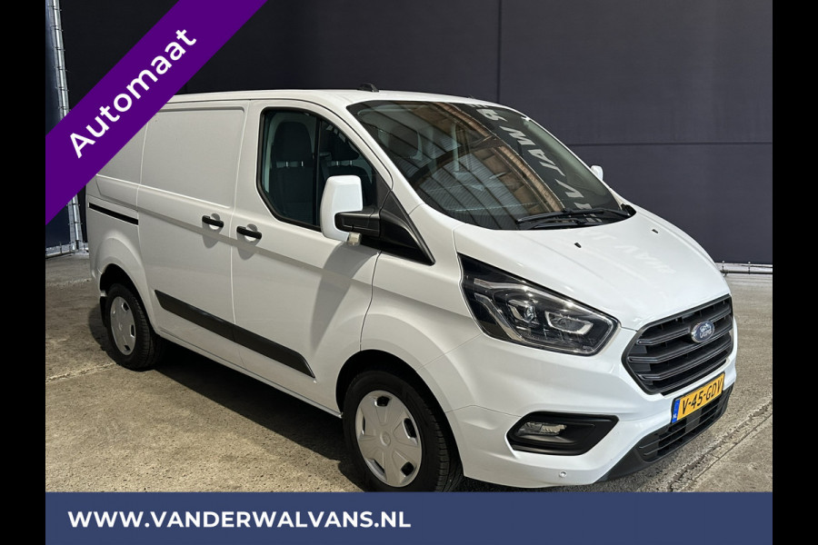 Ford Transit Custom 2.0 TDCI 130pk Automaat L1H1 Euro6 Airco | Camera | LED | Trekhaak Cruisecontrol, Parkeersensoren, Stoelverwarming, Verwarmde voorruit, Bijrijdersbank